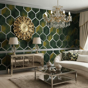 Vintage 1976 Syroco 24” Gold Ornate Wall Clock Hollywood Regency MCM #1581